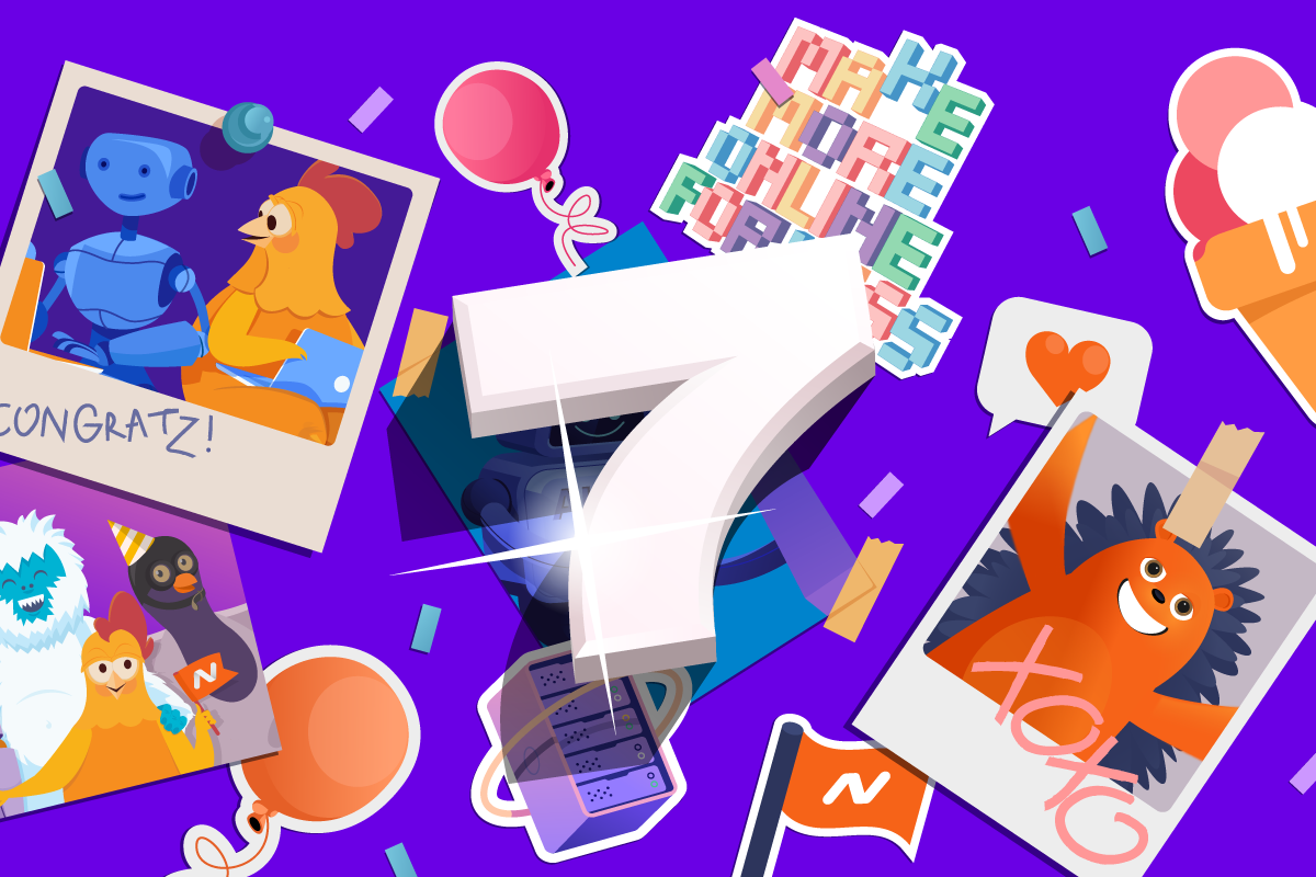 Happy Nameaversary! Sichere dir bis zu 27 % Rabatt auf .com- und .net-Domains